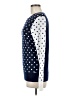 IZOD 100% Cotton Polka Dots Blue Pullover Sweater Size M - photo 5