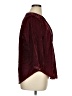 Torrid Burgundy 3/4 Sleeve Blouse Size 1X Plus (1) - photo 4