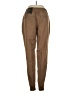 FLX Solid Brown Casual Pants Size S - photo 2