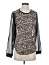 Scotch & Soda 100% Polyester Black Long Sleeve Blouse Size Sm (1) - photo 1