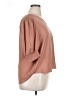 Joie 100% Polyester Brown 3/4 Sleeve Blouse Size XL - photo 4