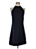 Slate & Willow 100% Polyester Solid Black Cocktail Dress Size 2 - photo 1