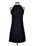Slate & Willow 100% Polyester Solid Black Cocktail Dress Size 2 - photo 2