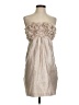 Alexia Admor Solid Tan Cocktail Dress Size XS - photo 1