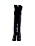 Dior 100% Leather Black Leather Knee High Boots Size EU 39 - photo 2