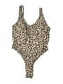 Unbranded Animal Print Gold One Piece Swimsuit Size S - photo 1