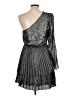 Derek Lam Metallic Silver Cocktail Dress Size EU (IT) 48 / US 12 - photo 2