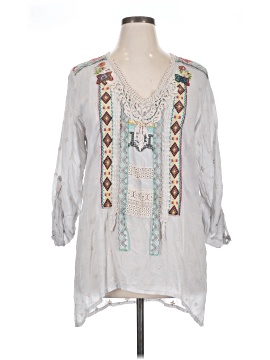 Johnny Was 3/4 Sleeve Blouse
