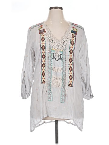 Johnny Was 3/4 Sleeve Blouse (view 1)