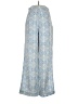 Shein 100% Polyester Paisley Blue Casual Pants Size 4 - photo 1