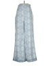 Shein 100% Polyester Paisley Blue Casual Pants Size 4 - photo 2