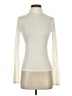 MNG Stripes Ivory Turtleneck Sweater Size S - photo 1