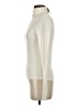MNG Stripes Ivory Turtleneck Sweater Size S - photo 5