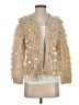 Saachi Tan Ivory Cardigan Size 2 (estimated) - photo 1