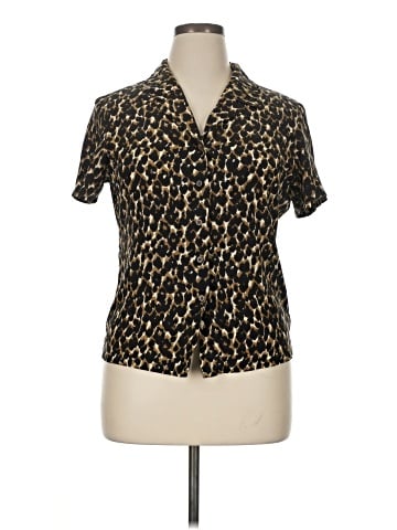 Halston Short Sleeve Blouse (view 1)