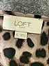 Ann Taylor LOFT Outlet 100% Polyester Animal Print Brown Long Sleeve Blouse Size XL - photo 7