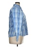 Appleseeds 100% Cotton Checkered-gingham Blue Long Sleeve Button-Down Shirt Size 16 (petite) - photo 4