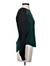 Fossil 100% Rayon Green Long Sleeve Top Size XS - photo 4