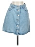 ASOS Design 100% Cotton Solid Blue Denim Skirt Size 4 - photo 1