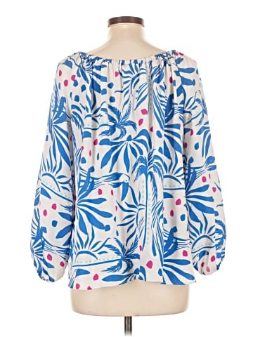 Carlisle 3/4 Sleeve Silk Top (view 2)