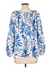 Carlisle Blue 3/4 Sleeve Silk Top Size 10 - photo 2