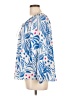 Carlisle Blue 3/4 Sleeve Silk Top Size 10 - photo 5