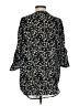 Larsen Gray 100% Polyester Black 3/4 Sleeve Blouse Size S - photo 2