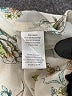 DR2 100% Polyester Floral Ivory 3/4 Sleeve Blouse Size M - photo 8