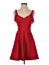 Sequin Hearts 100% Polyester Solid Red Cocktail Dress Size 1 - photo 1