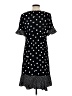 Talbots 100% Polyester Polka Dots Black Casual Dress Size 4 - photo 2