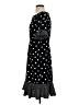 Talbots 100% Polyester Polka Dots Black Casual Dress Size 4 - photo 5