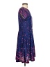 Assorted Brands Hearts Blue Casual Dress Size S (estimated) - photo 4