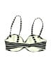 Unbranded Stripes Black Swimsuit Top Size XS (estimated) - photo 2