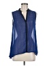 Esprit Blue Sleeveless T-Shirt Size 8 - photo 1