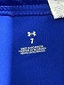 Under Armour 100% Polyester Blue Athletic Shorts Size 7 - photo 3