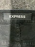 Express Solid Black Denim Shorts Size 8 - photo 3