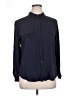 Chico's 100% Rayon Blue Long Sleeve Blouse Size XL (3) - photo 1