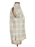 UNTUCKit Plaid Ivory Sleeveless Button-Down Shirt Size 4 - photo 4