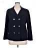 St. John Blue Wool Blazer Size 14 - photo 1