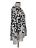 Como Vintage Animal Print Silver Pullover Sweater Size L - photo 4