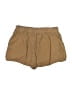 Japna Solid Tan Khaki Shorts Size S - photo 2