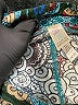 Lularoe Print Blue Leggings One size - photo 7