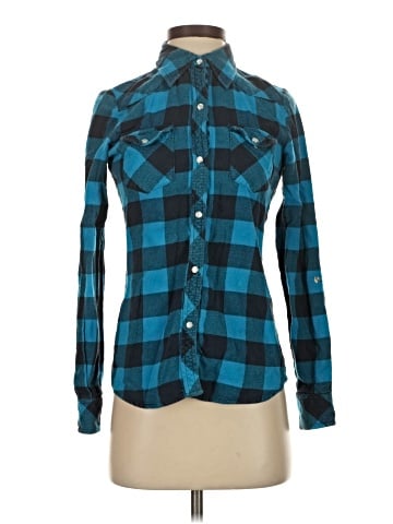 Delia's Long Sleeve Button-Down Shirt (view 1)