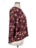 Papermoon 100% Polyester Burgundy 3/4 Sleeve Blouse Size XL - photo 4