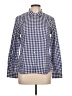 UNTUCKit 100% Cotton Checkered-gingham Blue Long Sleeve Button-Down Shirt Size 10 - photo 1