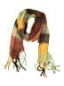 Unbranded 100% Polyester Plaid Brown Orange Scarf One size - photo 1