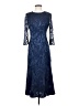 JS Collections Blue Cocktail Dress Size 2 - photo 1