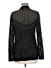 Chico's Houndstooth Black Long Sleeve Blouse Size Med (1) - photo 2