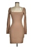 Babaton Solid Tan Cocktail Dress Size M - photo 1