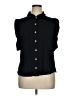 Chico's Black Sleeveless Button-Down Shirt Size XL (3) - photo 1
